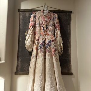 Zimmermann Floral Long Sleeve Dress